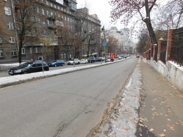 Сітіскролл 1.2x1.8,  Толстого Льва вул. 25 на розподільчій смузі