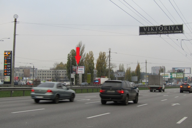 Щит 6x3,  Кільцева дорога, км 2+955 (біля автосалона, готель "Тиса", АЗС "БРОМ", Технополіс), в напрямку просп. Перемоги