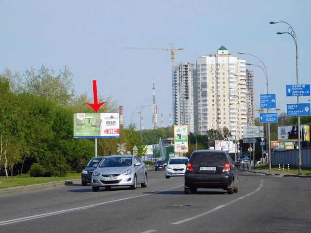 Щит 6x3,  Грінченка М. вул., 16-й від Протасового Яру, в центр