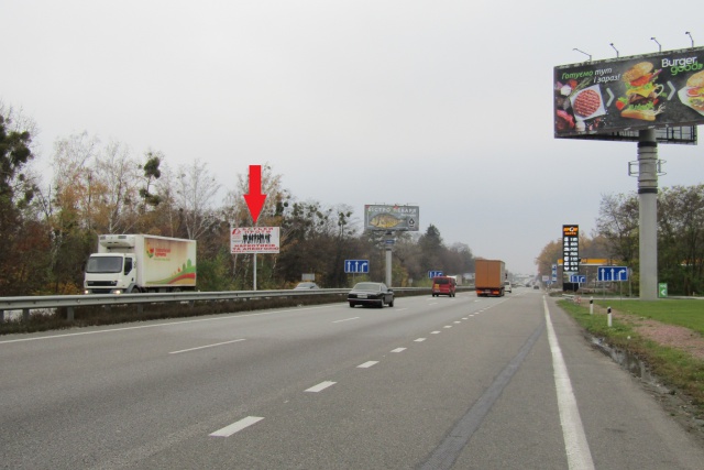 Щит 6x3,  Житомирське шосе, в напрямку з м.Київ, після с.Міла, (100 м після заправки "ТНК"), 2км+200м