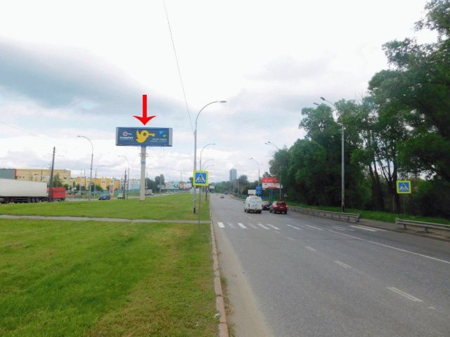 Суперборд 4x12,  Заболотного академіка вул., біля Пирогівский шлях вул., з боку Одеської пл., поруч тютюнова фабрика, на роздільник
