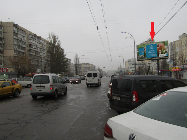 Призма 6x3,  Героїв Дніпра вул.32 (АТБ маркет, Сільпо), в напрямку Героїв Сталінграду просп.