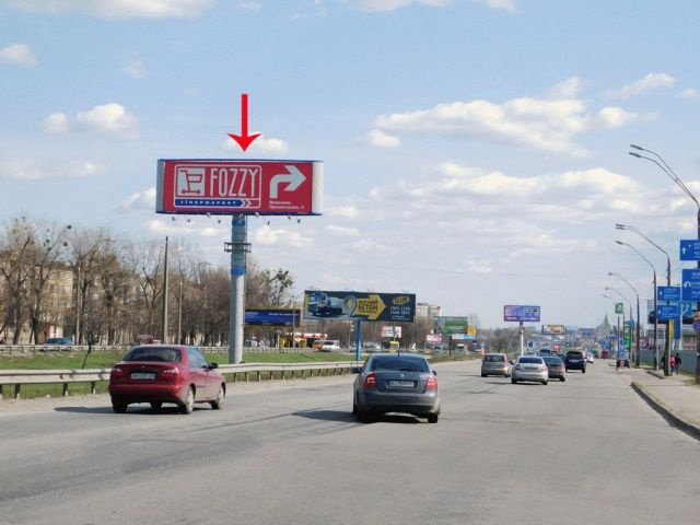Суперборд 4x12,  Кільцева дорога 17, навпроти ринок Борщагівський, від Перемоги пр-т, ст.м. Академмістечко