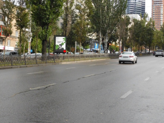 Сітіскролл 1.2x1.8,  Лесі Українки бул. 6, бульварна частина, В напрямку  Лесі Українки  площі