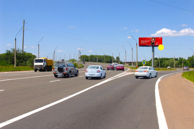 Суперборд 4x12,  Виїзд з Києва, до Чернігова, трансп.развязка, біля Бол. Димерки, віадук, до котедж. містечка Княжичі